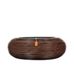 ⁦Capi Nature - Vase "Round Bowl"- Rib Collection⁩ - الصورة ⁦3⁩